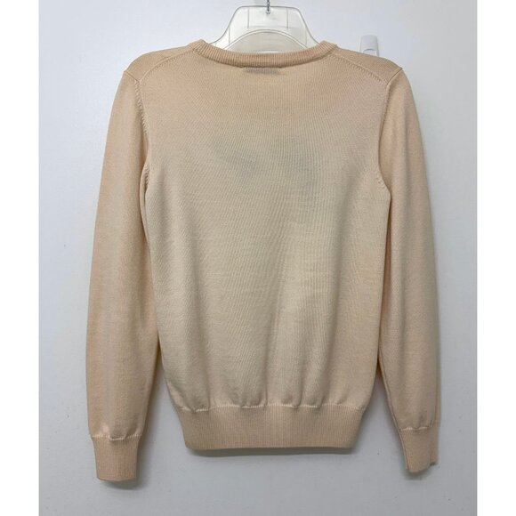 JW Anderson Lemon Fruit Graphic Intarsia Merino Wool Sweater Ivory Cream S - Picture 11 of 16